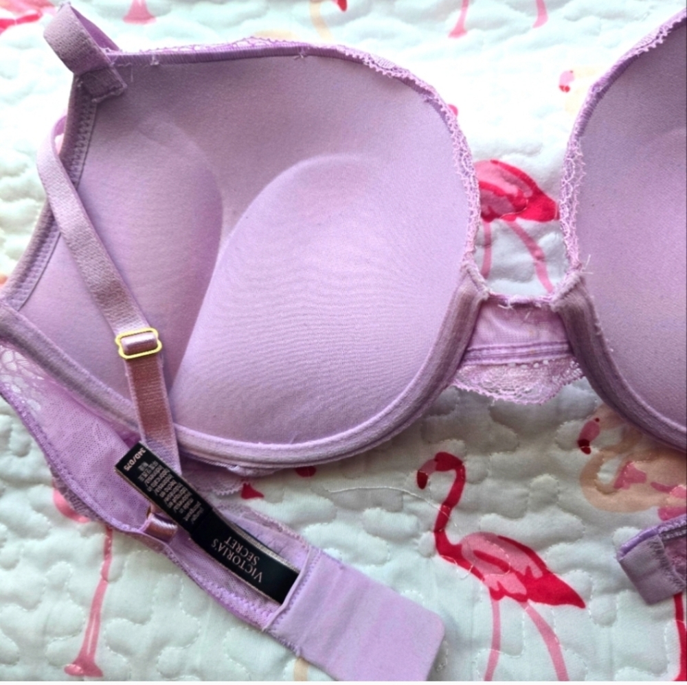 Bombshell,VS,Victoria Secret 34D,lace,Miraculous pushupbra,Violet Purple,Amazing